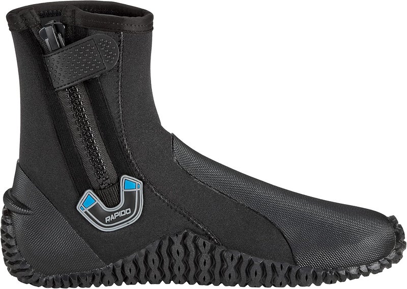 Phantom Aquatics Rapido Boutique Collection Men & Women Premium 3mm Neoprene Wetsuit Puncture Resistant Hard Sole Boots - Scuba Snorkeling Surf Dive Booties - Image 2